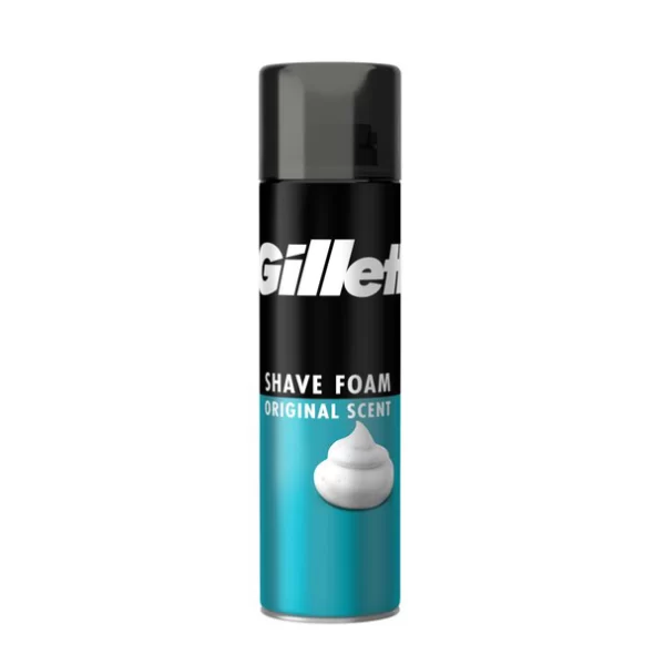 Bọt cạo râu Gillette Shave Foam xanh nhạy cảm 300ml