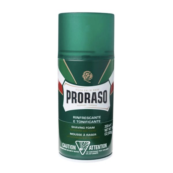 Bọt Cạo Râu Proraso Shaving Foam Refresh Eucalyptus (Green)-1