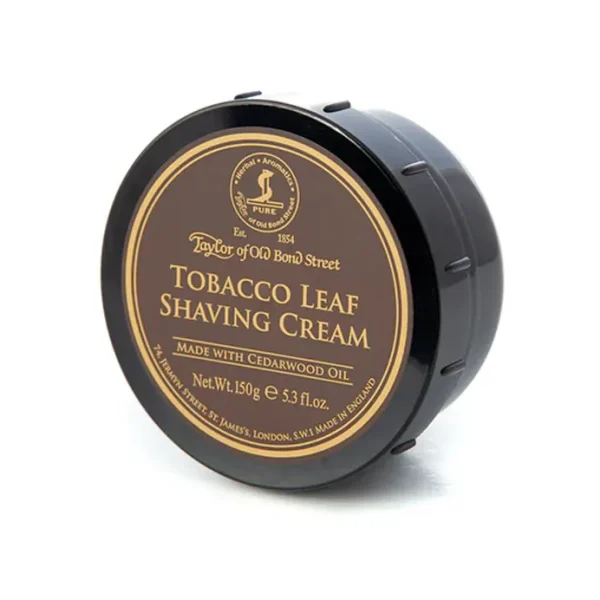 Xà Phòng Cạo Râu Taylor of Old Bond Street Tobacco Leaf Shaving Cream Bowl 150g