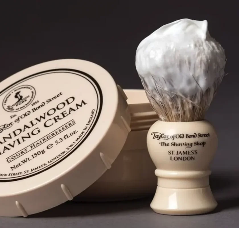 Xà Phòng Cạo Râu Taylor of Old Bond Street Sandalwood Shaving Cream Bowl 150g