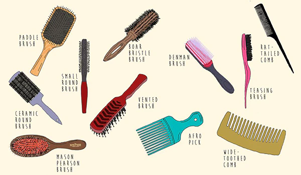 Đặc điểm và công dụng của các loại lược chải tóc, lược tạo kiểu ngày nay
