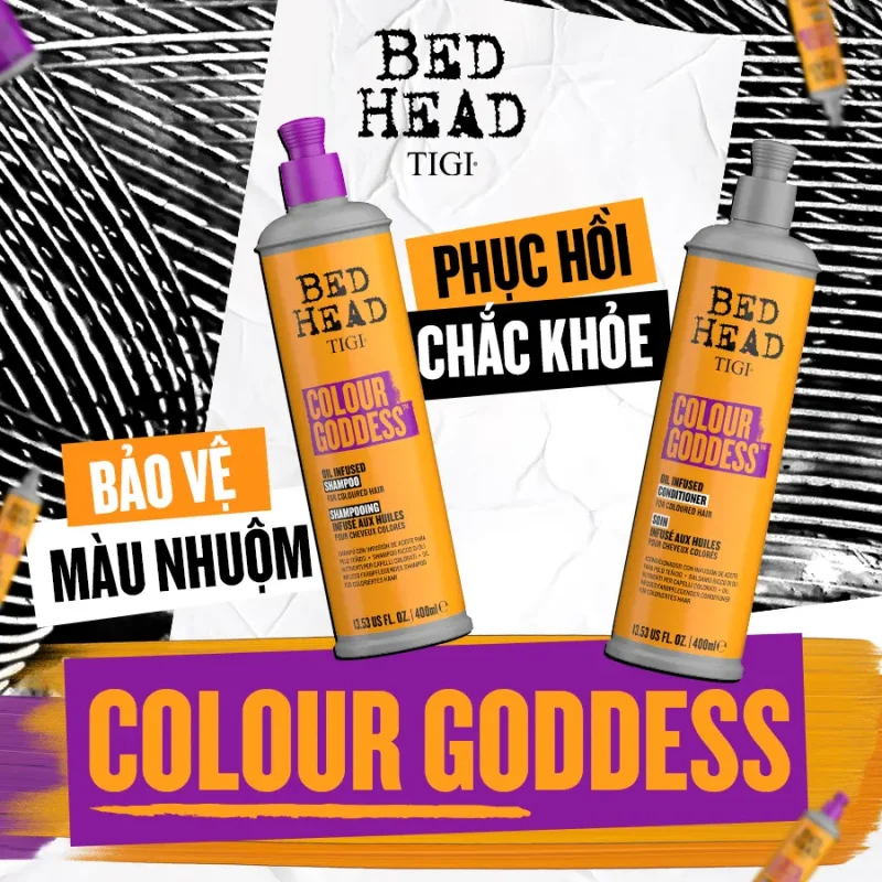 Dầu gội cho tóc nhuộm Tigi Bed Head Colour Goddess