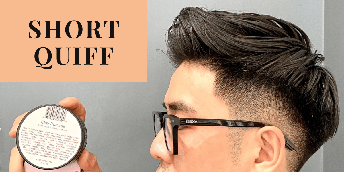 Cách tạo kiểu tóc nam - short quiff