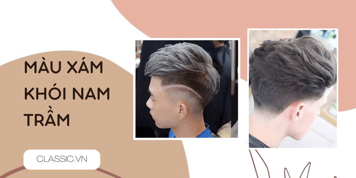 tóc nam màu xám khói giá tốt Tháng 8, 2023 | Mua ngay | Shopee Việt Nam