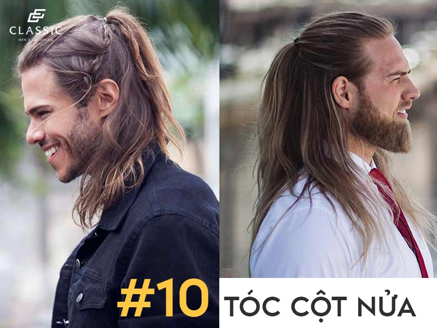 10 kiểu tóc dài nam giúp chàng thêm chất thêm sành điệu