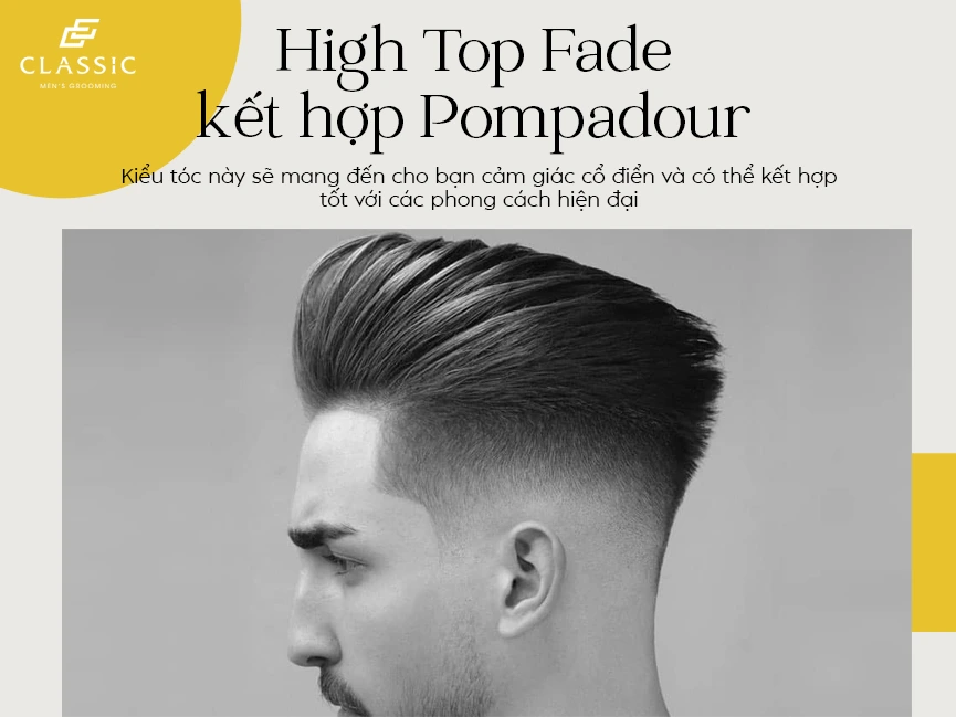 Cá tính độc đáo với 16 kiểu tóc High Top Fade 2023 đi đầu xu hướng