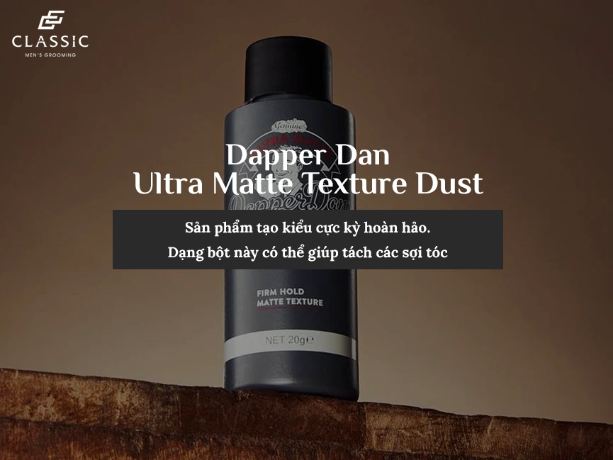 Dapper Dan - khám phá bột tạo kiểu tóc tốt nhất dành cho nam giới