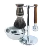 Bộ dao cạo râu Edwin Jagger Imitation Horn 4 Piece DE Set