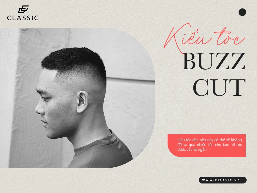 10+ kiểu tóc buzz cut thể hiện sự nam tính và mạnh mẽ