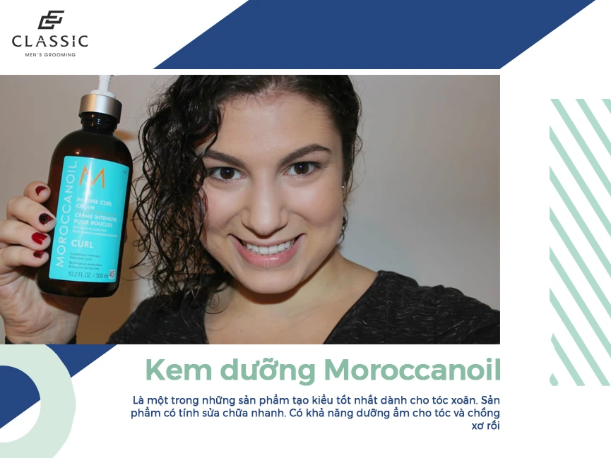 Dưỡng tóc moroccanoil - 1 phút mỗi ngày cho tóc chắc khỏe