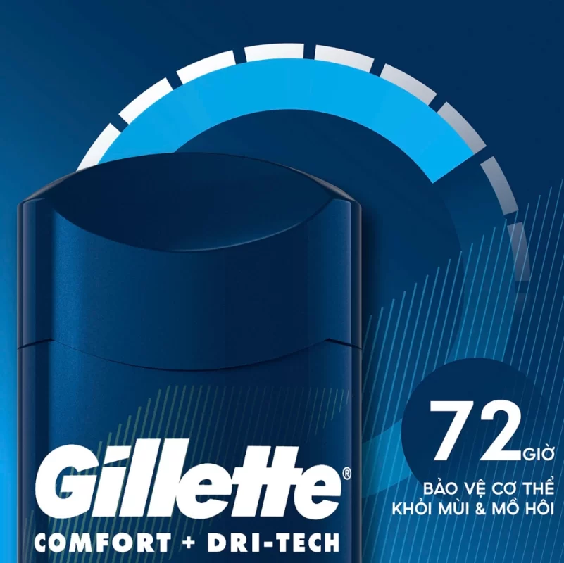 Sáp khử mùi và giảm tiết mồ hôi Gillette 96g_Mỹ