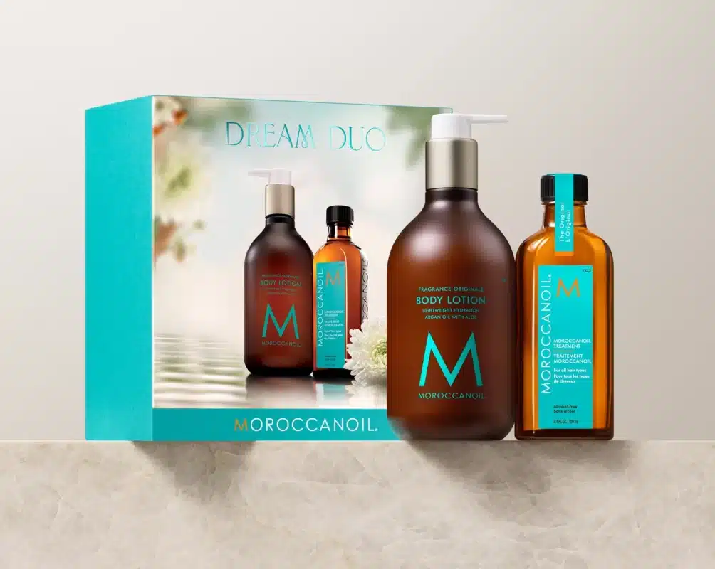 Bộ sản phẩm tinh dầu dưỡng tóc Moroccanoil Dream Duo Hair & Body Set