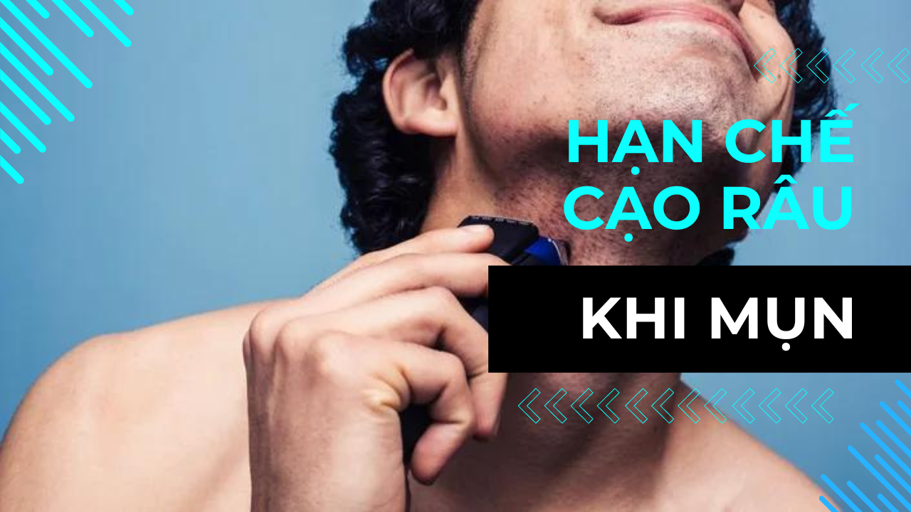 cạo râu bị nổi mụn