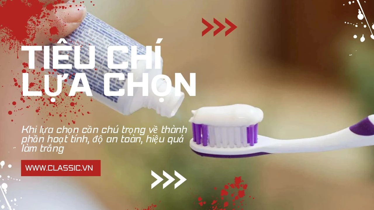 kem đánh răng tẩy ố vàng