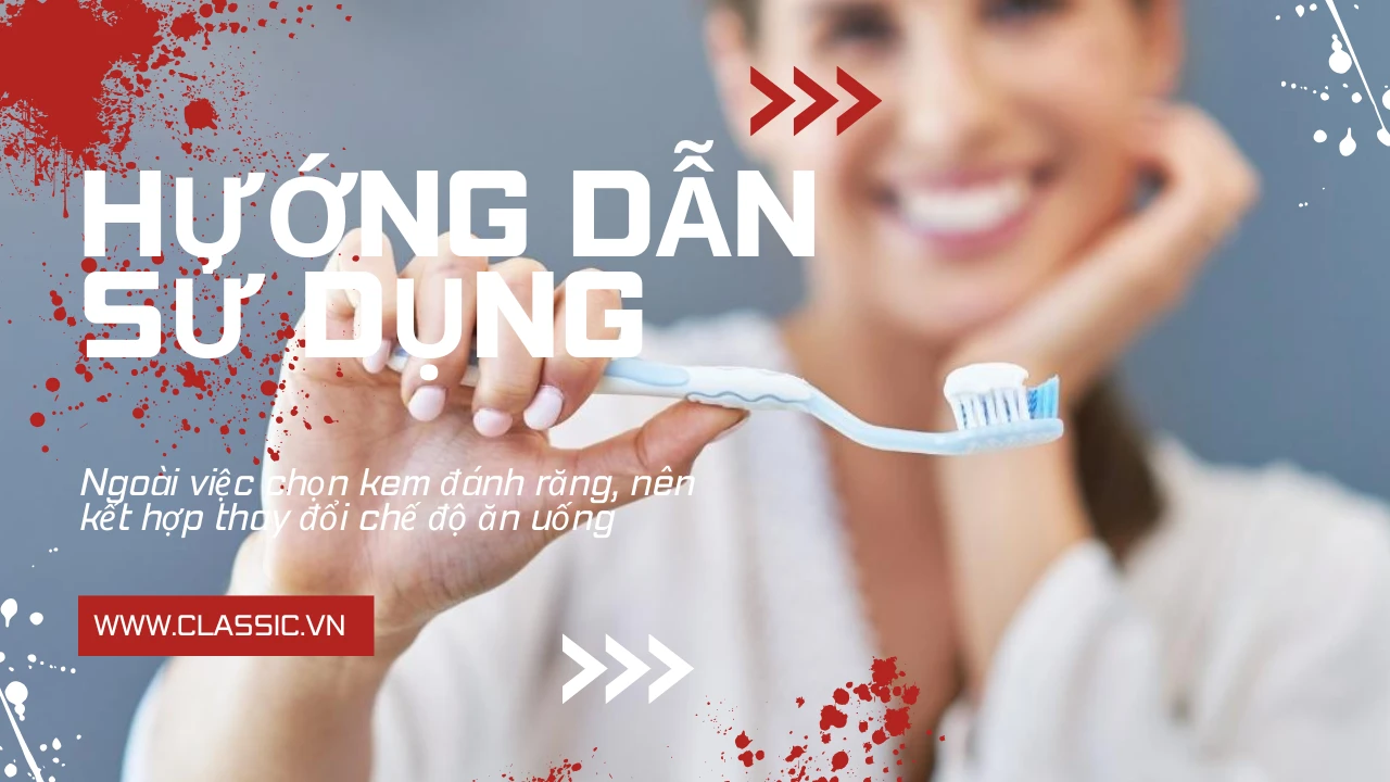 kem đánh răng tẩy ố vàng