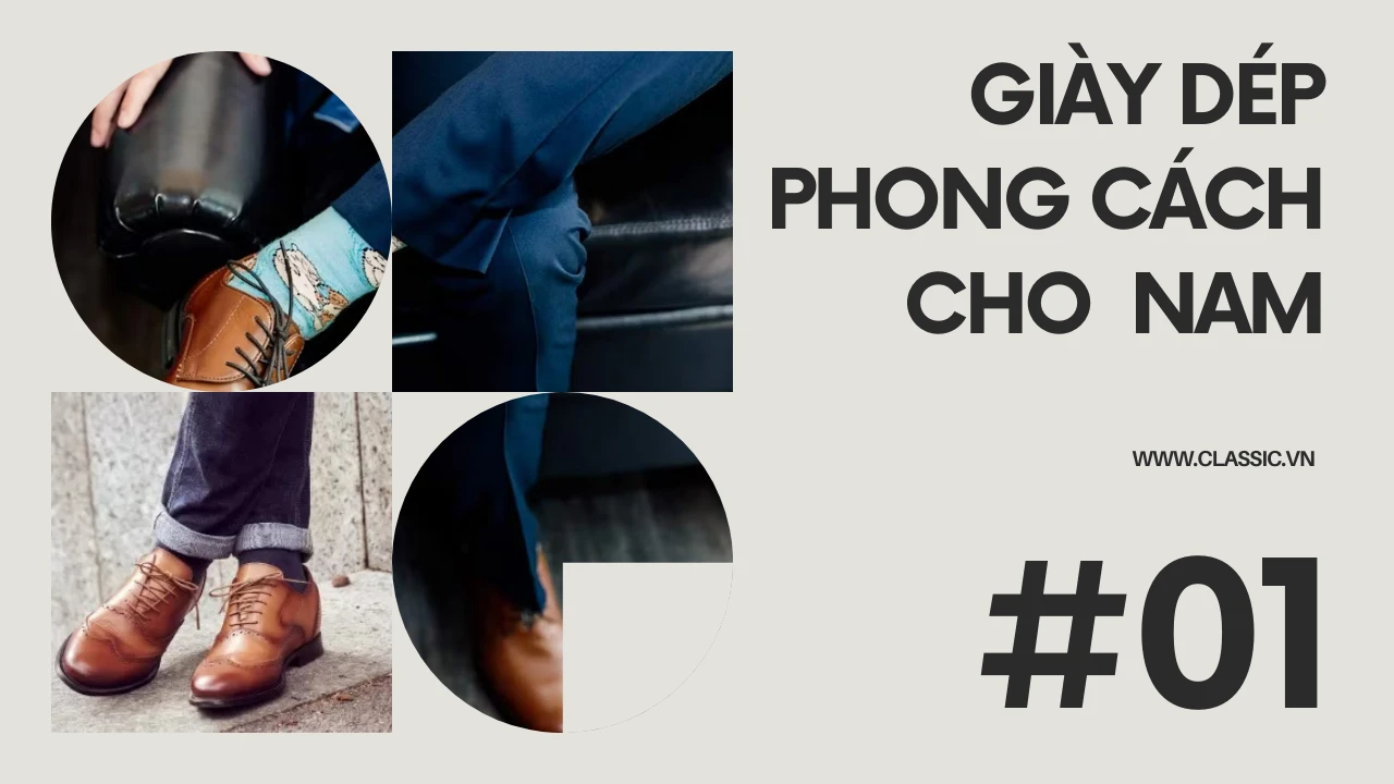 giày dép nam phong cách