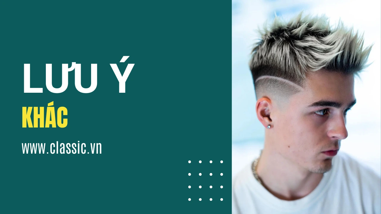 lưu ý khi tẩy tóc