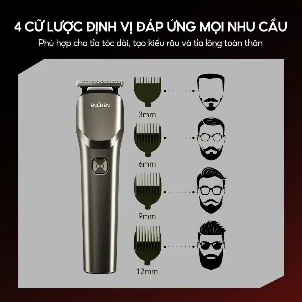 Tông đơ cắt tóc Enchen Beardo 2