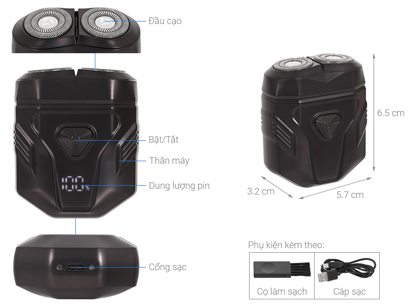 Máy cạo râu Enchen Mini X