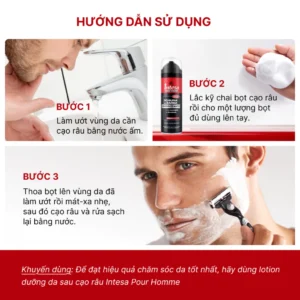 Bọt cạo râu Intesa Pour Homme Shaving Foam
