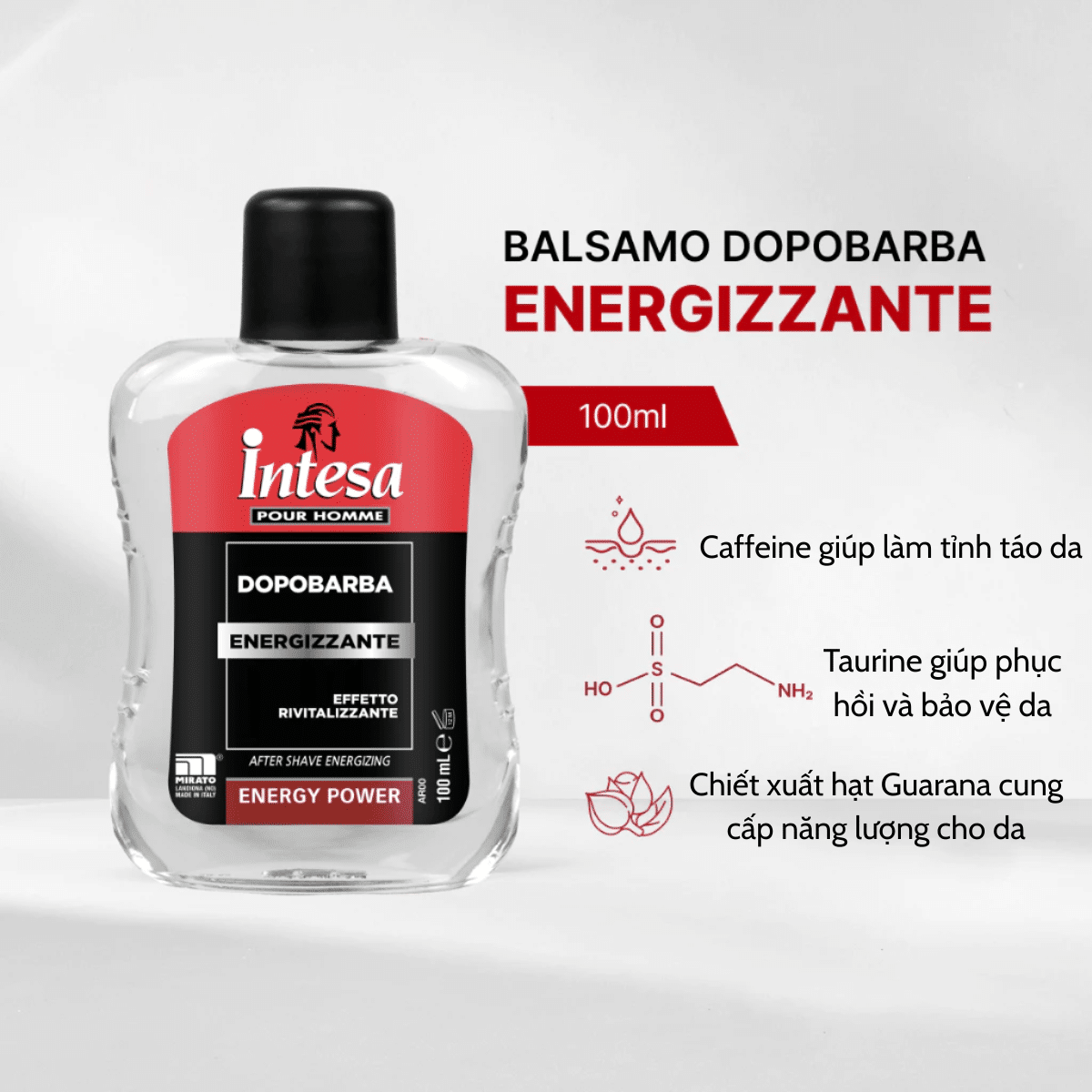 Dưỡng làm dịu da sau cạo râu Intesa Pour Homme After Shave