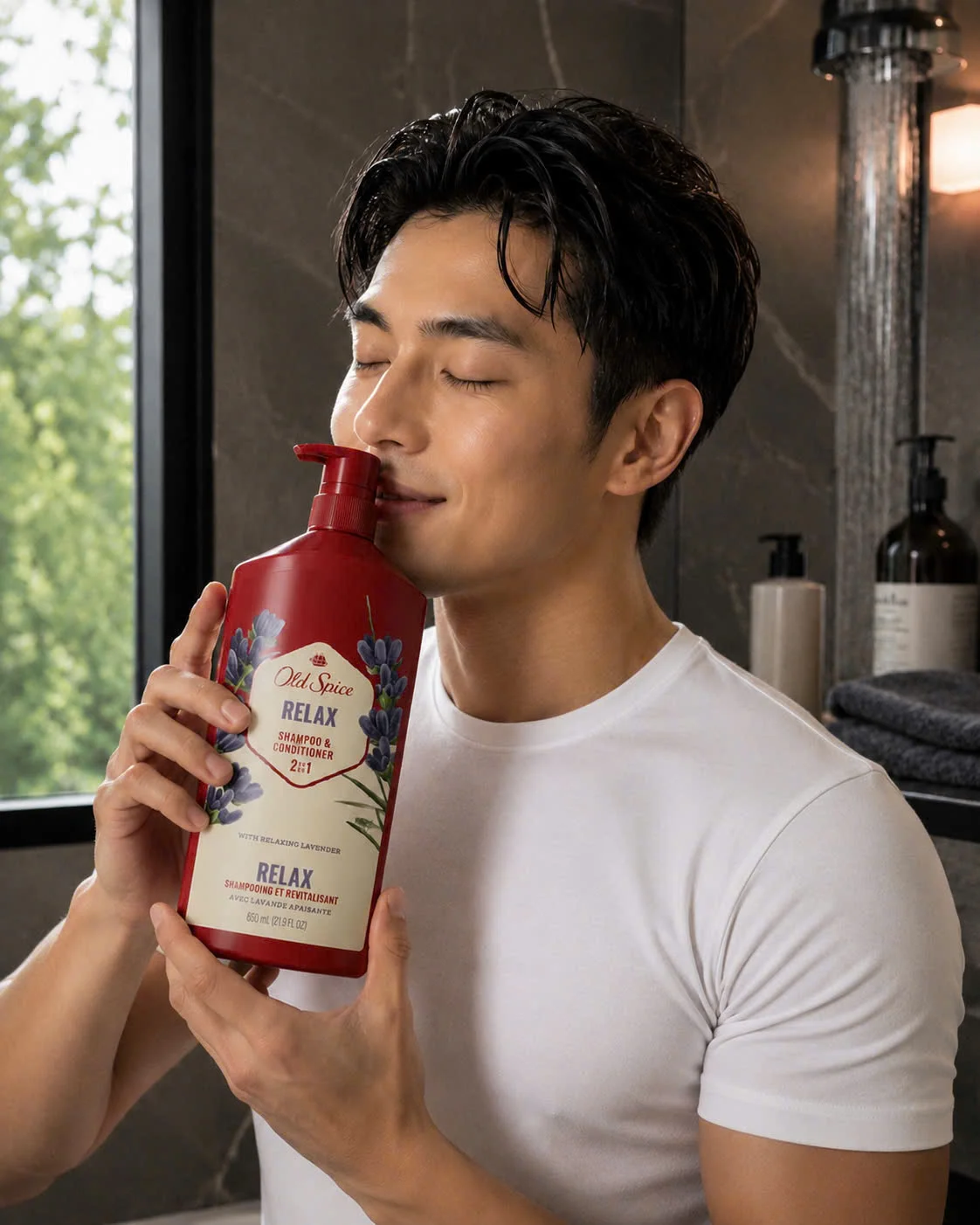 Dầu gội và xả 2in1 Old Spice Relax 650ml - Hướng dẫn cách sử dụng