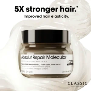 Mặt Nạ siêu phục hồi hư tổn L'oreal Absolut Repair Molecular 250ml - Hình ảnh chi tiết bao bì