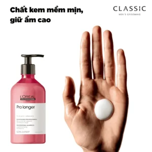 Dầu Gội Làm Dài Tóc Và Giảm Đứt Gãy L'oreal Pro Longer Shampoo 500ml - Hình ảnh chi tiết bao bì