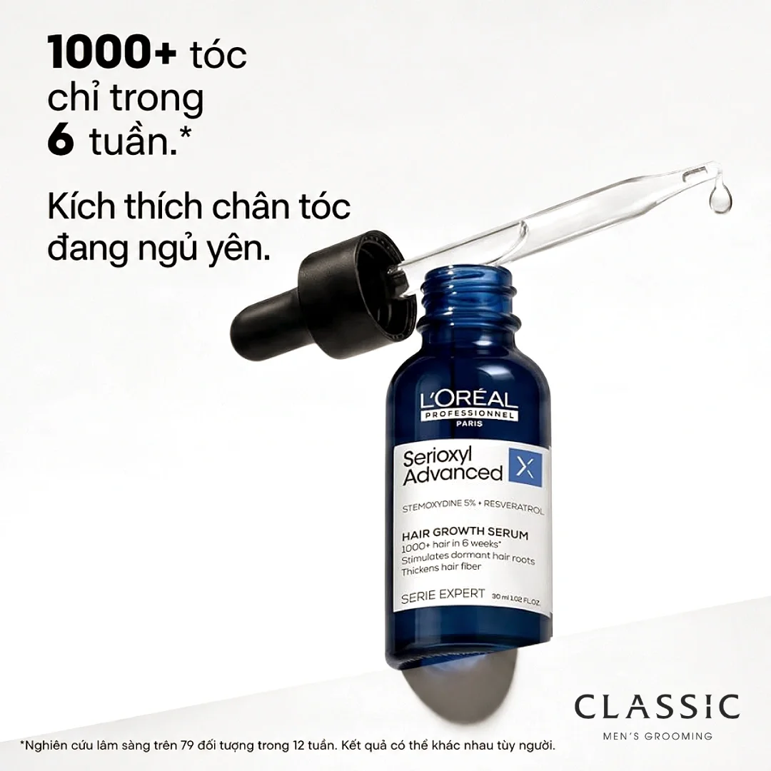 Tinh chất mọc tóc Loreal Professionnel Serioxyl Advanced - 30ml - Texture và chất sản phẩm