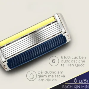 Dao cạo râu Dorco Pace 6 Plus - Thành phần và công dụng