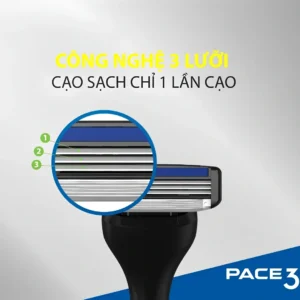 Dao cạo râu Dorco Pace 3 - Hướng dẫn cách sử dụng