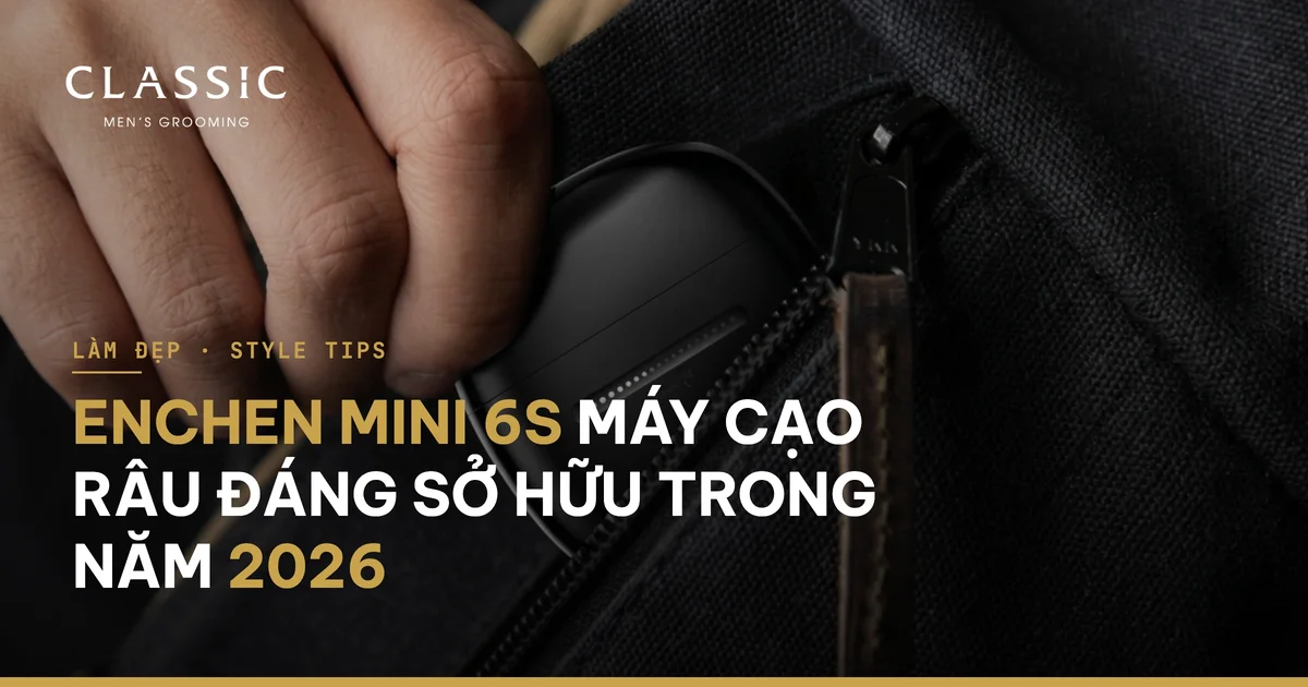 Enchen Mini 6s Máy cạo râu đáng sở hữu trong năm 2026 - Ảnh chính diện sản phẩm chính hãng