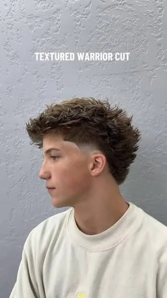Kiểu tóc warrior cut nam texture rối tự nhiên giữ nếp cả ngày