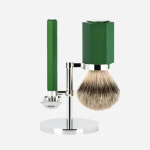 Bộ Sản Phẩm Cạo Râu MÜHLE HEXAGON Shaving Set Designed By Mark Braun - Texture và chất sản phẩm