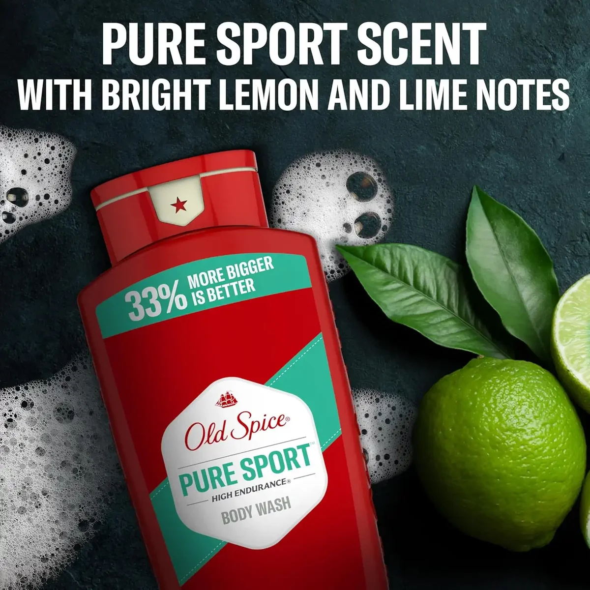 Sữa tắm Old Spice Pure Sport 3X Clean hướng dẫn cách sử dụng
