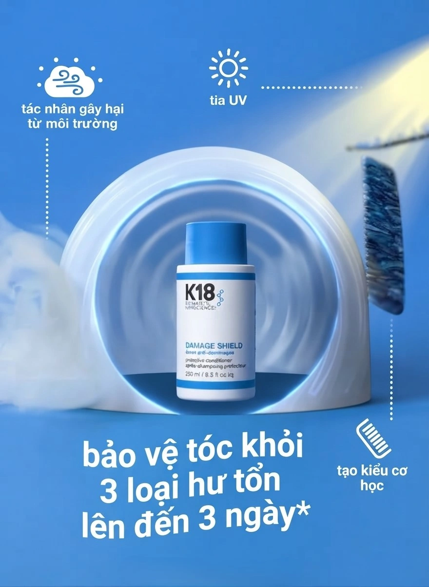 Dầu xả bảo vệ pH K18 Damage Shield