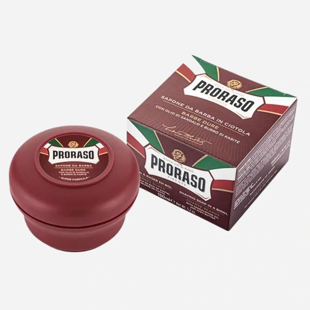 Xà phòng cạo râu Proraso dạng hũ cho bọt dày, phù hợp với râu cứng và dày