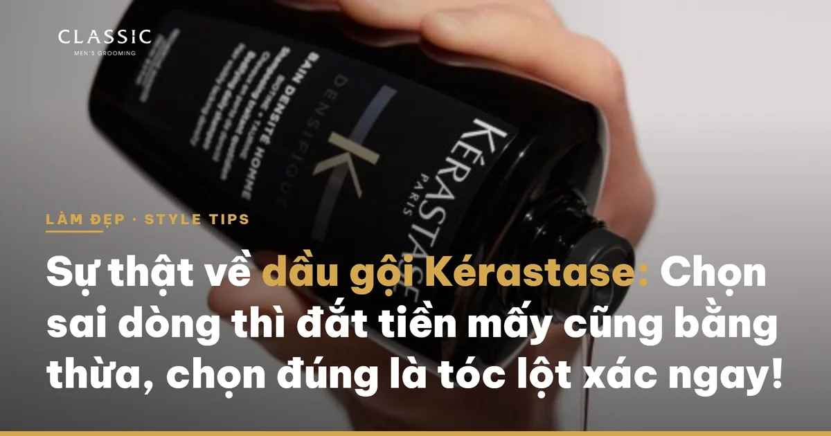 Sự thật về dầu gội Kérastase: Chọn sai dòng thì đắt tiền mấy cũng bằng thừa, chọn đúng là tóc lột xác ngay! - Ảnh chính diện sản phẩm chính hãng